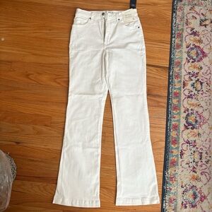 Abercrombie & Fitch Off-White Denim Jeans